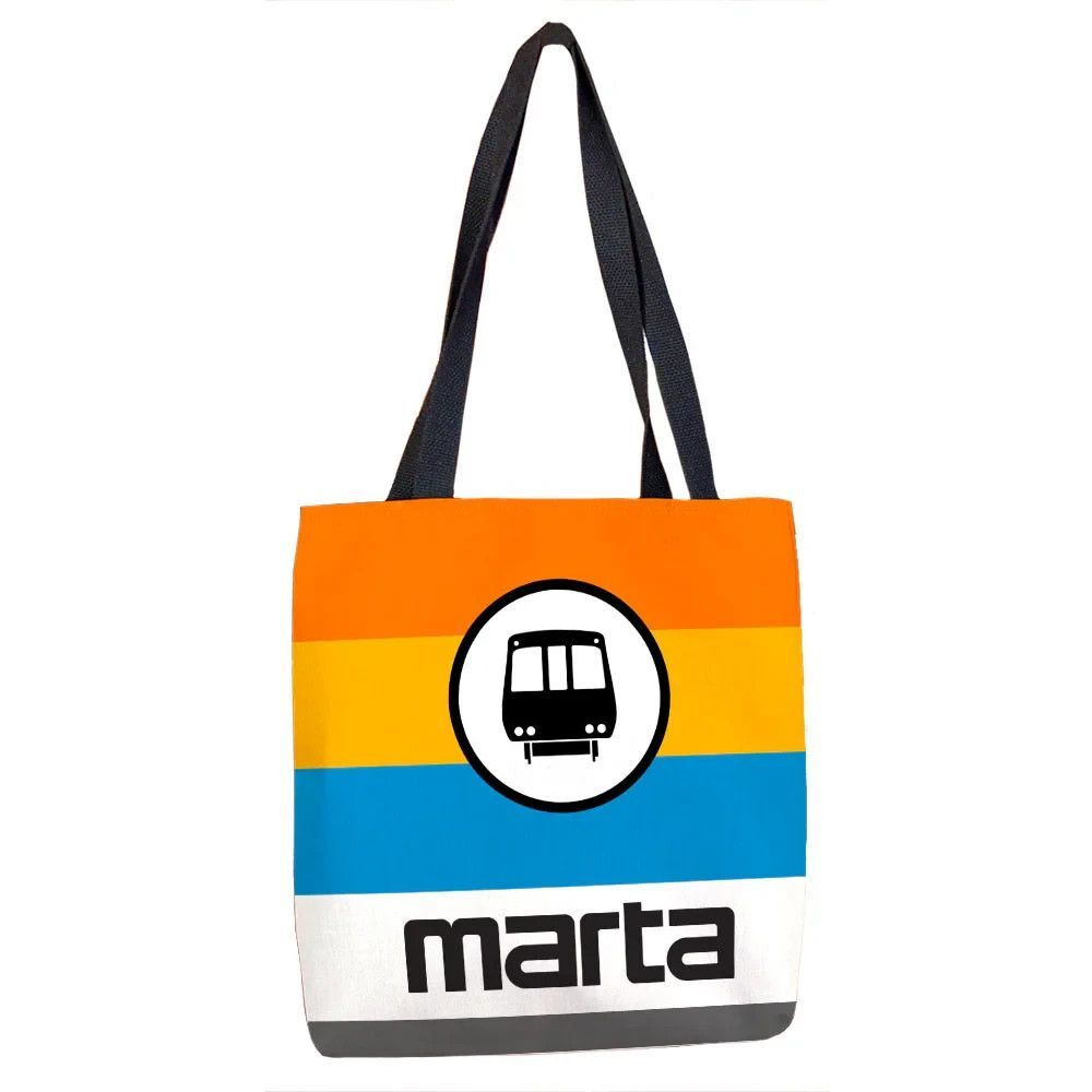 Rare MARTA Atlanta ATL United Tote Bag 18x18 Transit ATLUTD